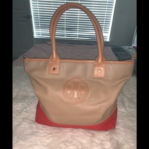 Tory Burch two tone tote bag